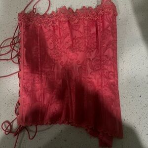 Lace up Corset Frederick's of Hollywood